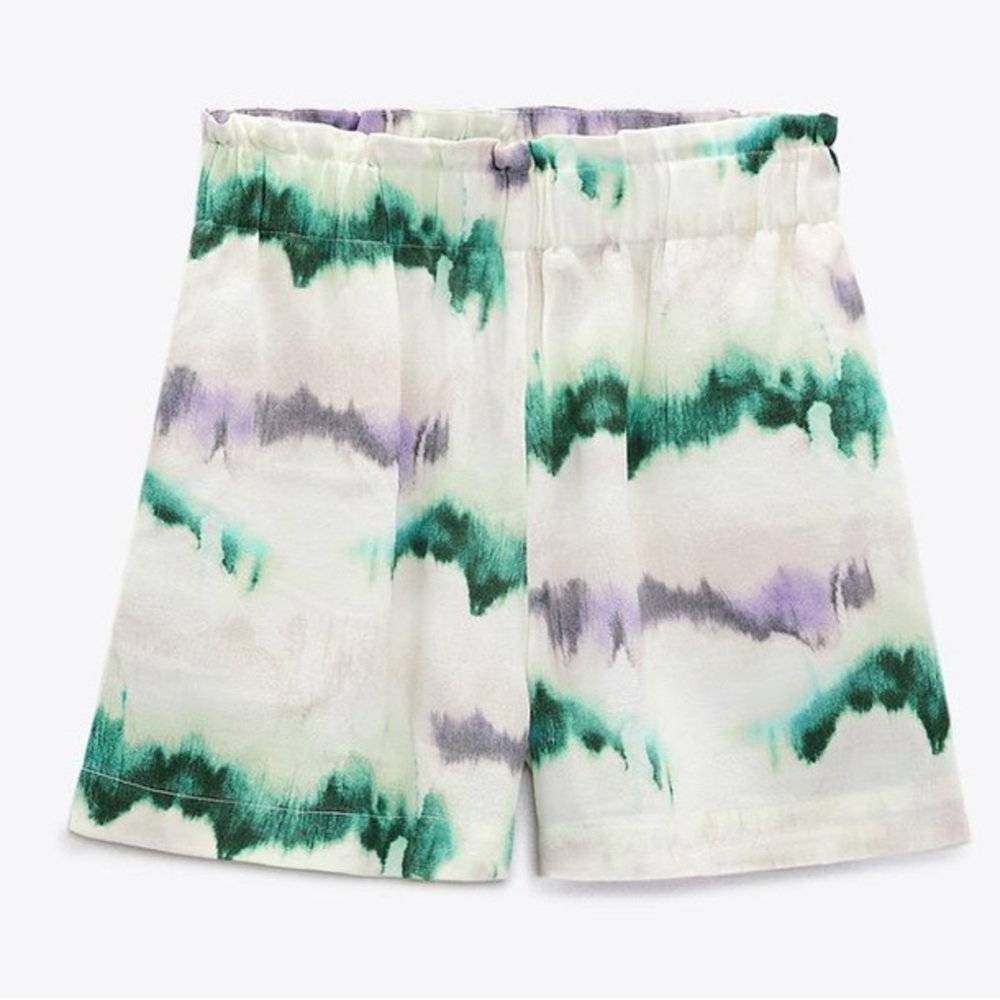 NWT Zara Tie-Dye Shorts sz L